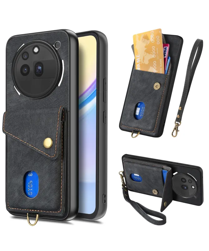 Coque Nothing Phone (3a) Pro avec Porte-Cartes Support Cuir | NESS