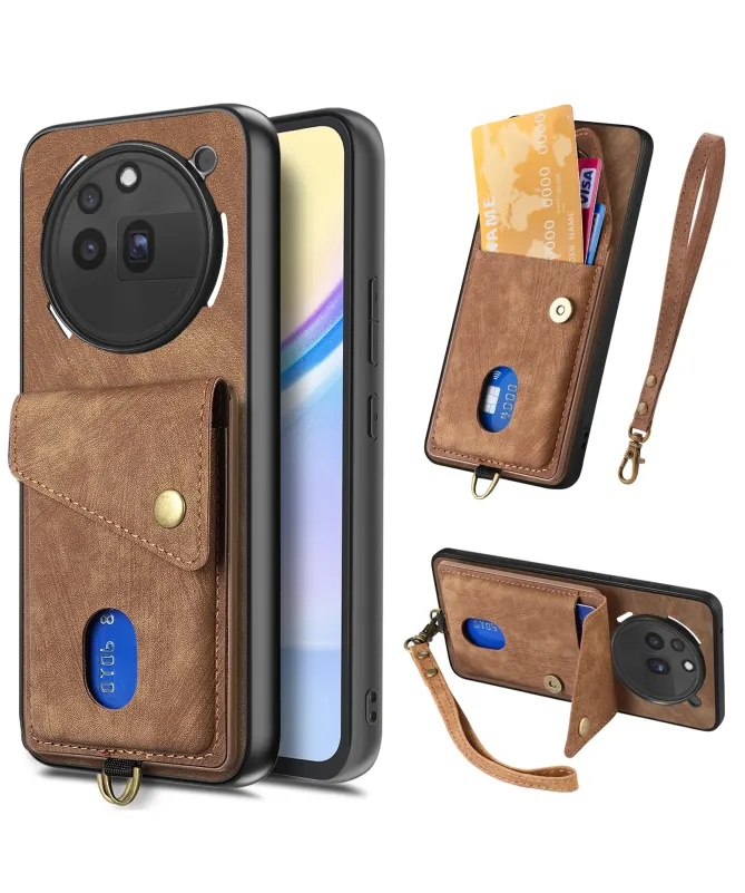 Coque Nothing Phone (3a) Pro avec Porte-Cartes Support Cuir | NESS