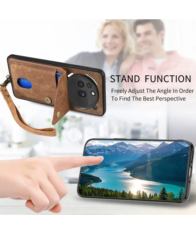 Coque Nothing Phone (3a) Pro avec Porte-Cartes Support Cuir | NESS