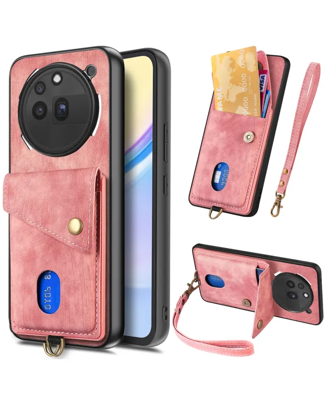 Coque Nothing Phone (3a) Pro avec Porte-Cartes Support Cuir | NESS
