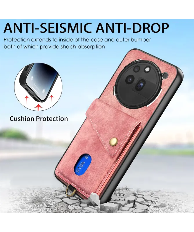 Coque Nothing Phone (3a) Pro avec Porte-Cartes Support Cuir | NESS