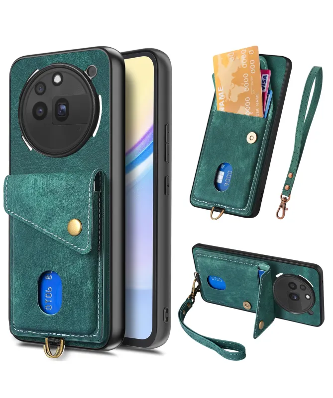 Coque Nothing Phone (3a) Pro avec Porte-Cartes Support Cuir | NESS