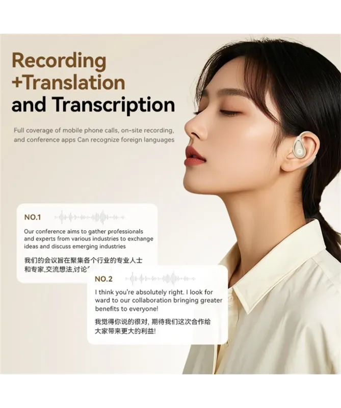 Écouteurs Traducteurs Bluetooth Son HiFi | TranslatEAR