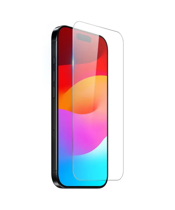 Coque transparente iPhone 17 Pro Max avec protection d'écran en verre 