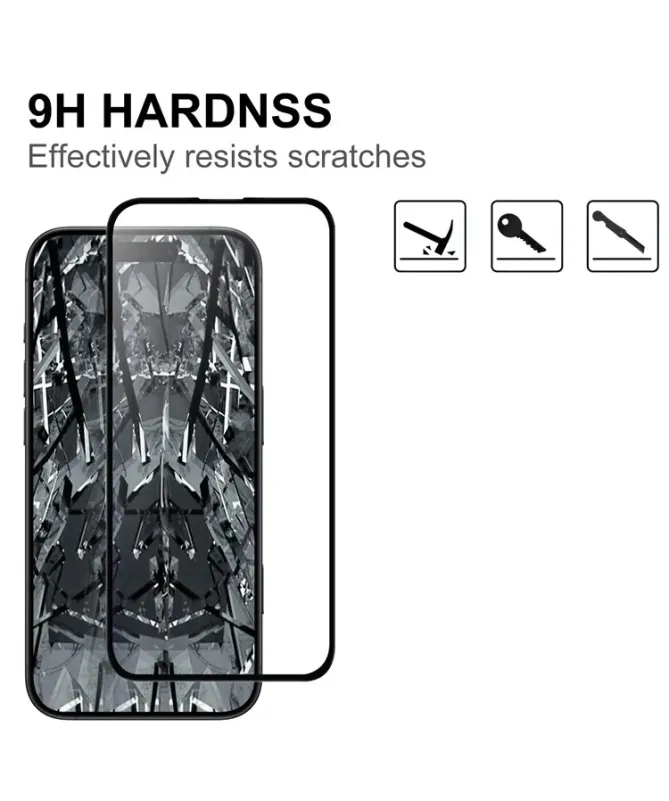 Protection d'écran iPhone 17 Pro Max en verre trempé