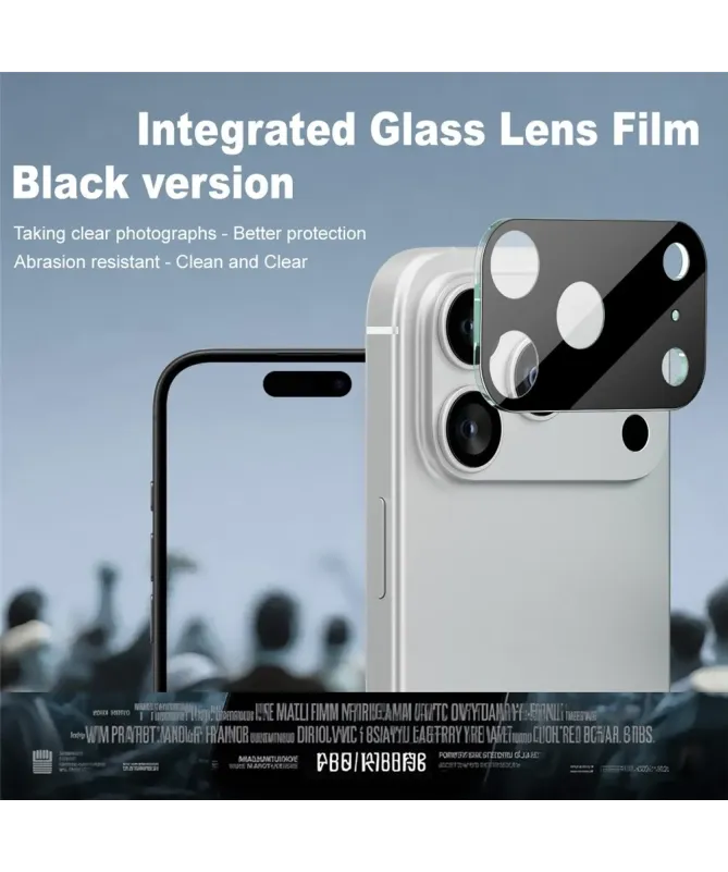 Protections iPhone 17 Pro Max en verre trempé pour lentille (2 pièces)