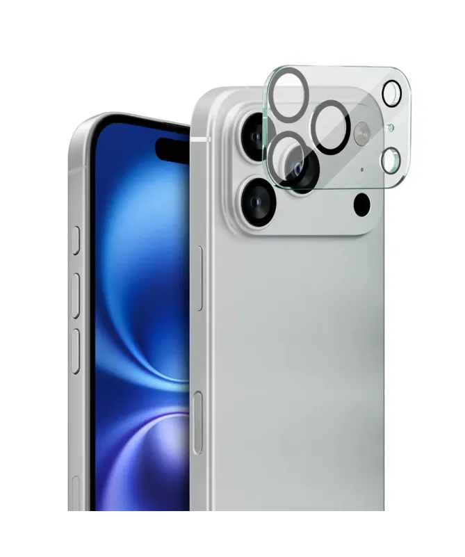 Protection Lentille iPhone 17 Pro Max Cercle Noir | Optik