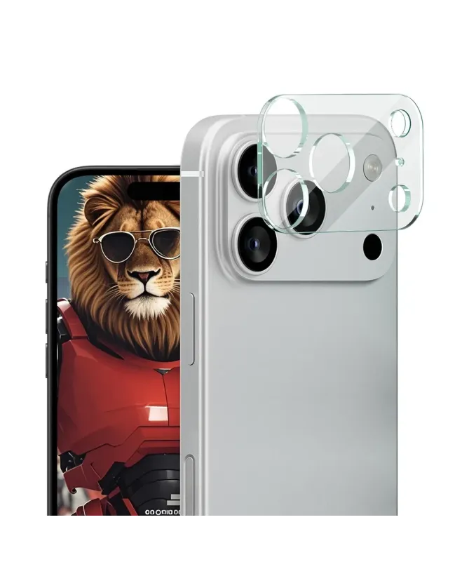 Verre Trempé iPhone 17 Pro Max pour lentille (2 pièces)