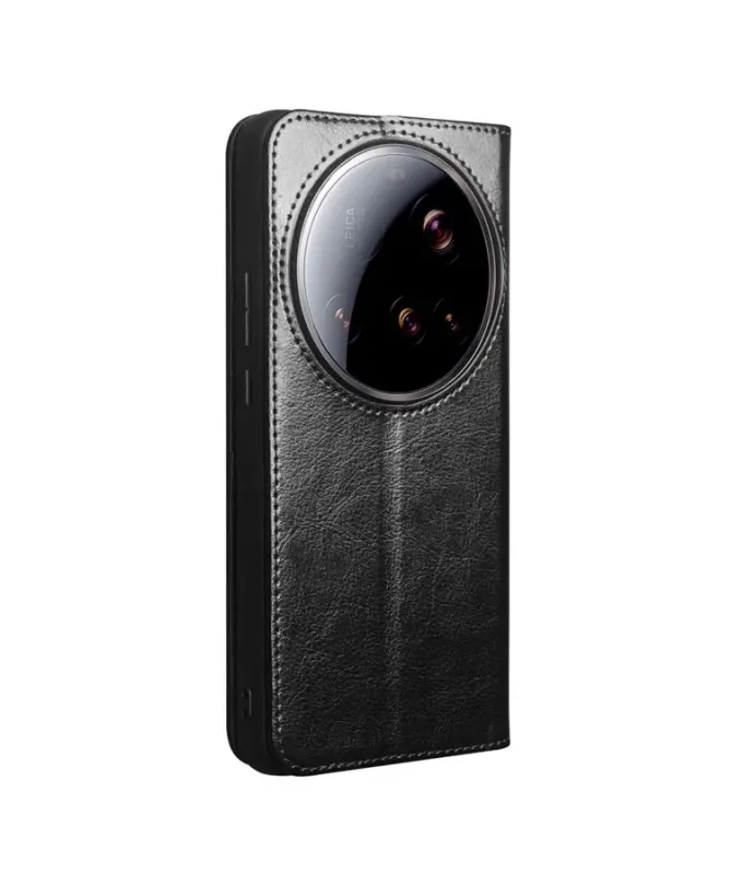 Housse Xiaomi 15 Ultra fait main en cuir véritable