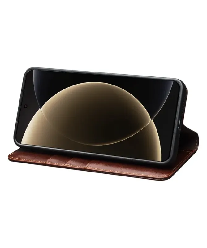 Housse Xiaomi 15 Ultra fait main en cuir véritable