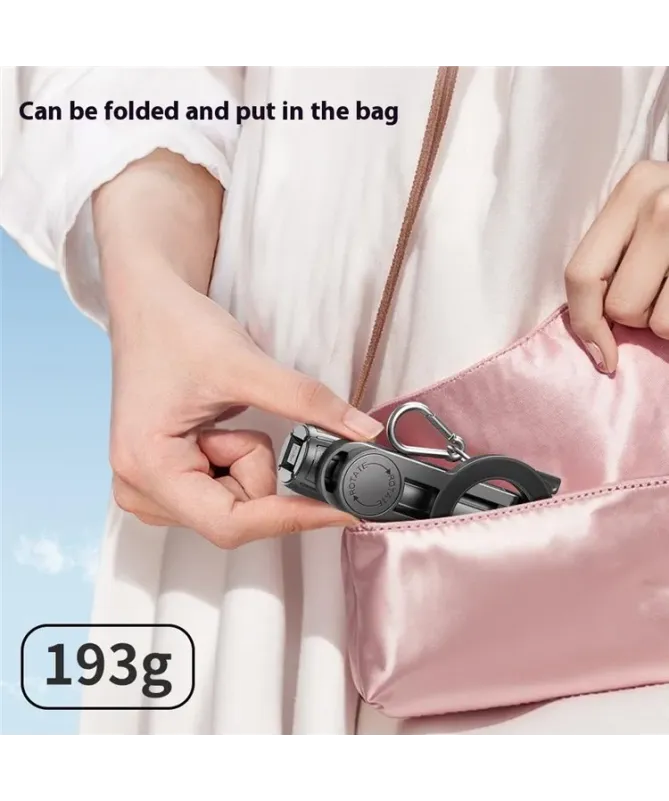 Perche Selfie Trépied Magnétique avec Lumière RGB | Pocket Tripod