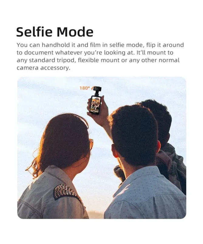 Caméra de Poche Stabilisée 5K ORDRO M5