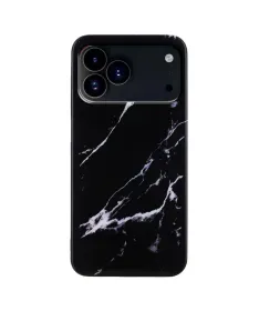 Coque iPhone 17 Pro Marbre Noir | Marbelia