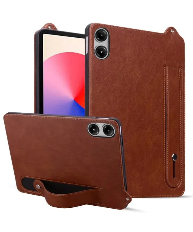 Coque Xiaomi Redmi Pad 2 en Simili Cuir avec Anse et Support
