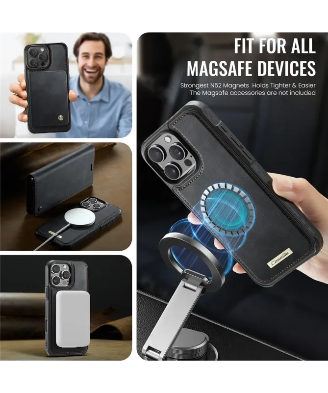 Housse Portefeuille Détachable iPhone 16 Pro Max MagSafe