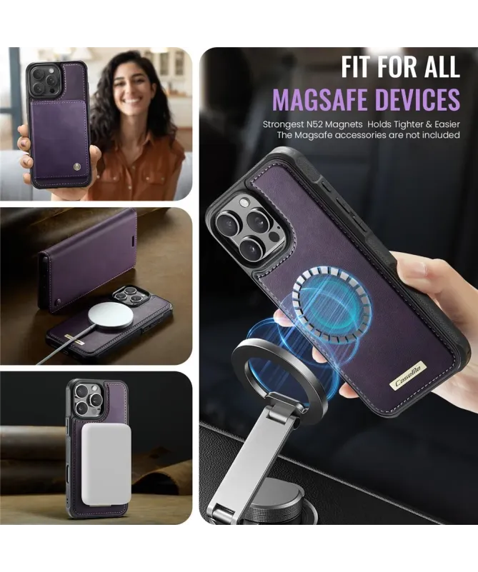 Housse Portefeuille Détachable iPhone 16 Pro Max MagSafe