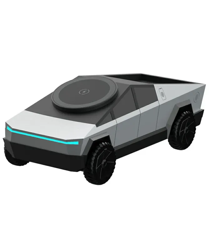 Chargeur Sans Fil 3 en 1 Design Cybertruck 15W | CyberDock