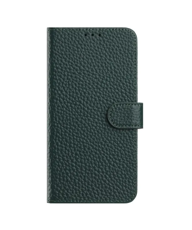 Housse Samsung Galaxy S25 FE en Cuir Véritable | ClassiCuir Vert foncé
