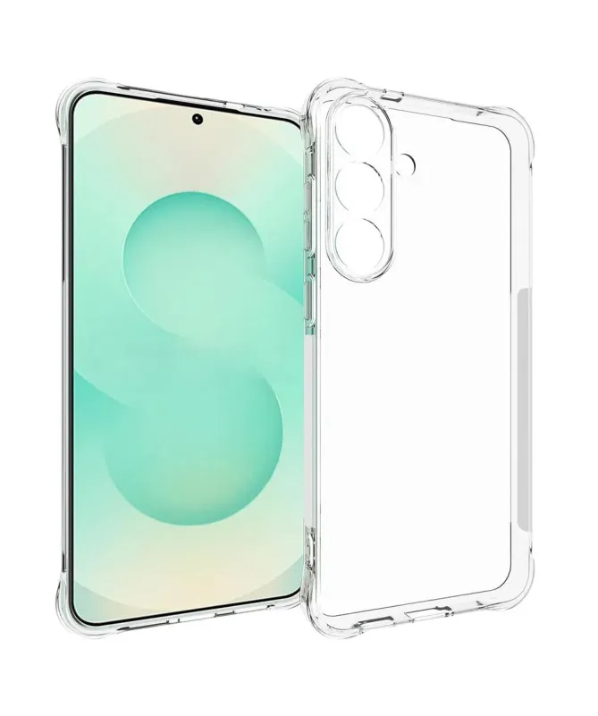 Pack Samsung Galaxy S25 FE | Coque Coins Renforcés Transparente avec 2