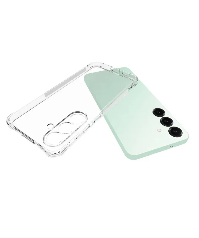 Pack Samsung Galaxy S25 FE | Coque Coins Renforcés Transparente avec 2