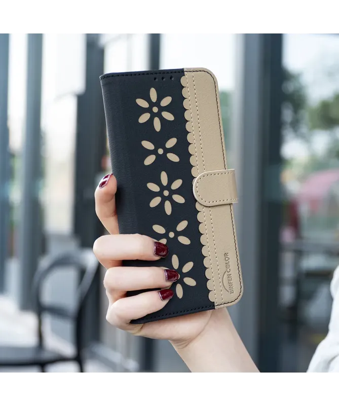 Housse Samsung Galaxy S25 FE Porte-Cartes Fleurs | BF36