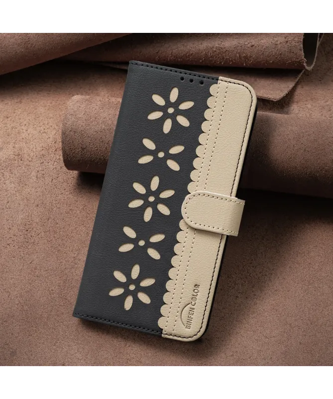 Housse Samsung Galaxy S25 FE Porte-Cartes Fleurs | BF36