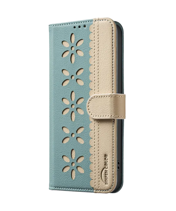 Housse Samsung Galaxy S25 FE Porte-Cartes Fleurs | BF36