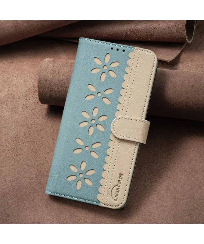 Housse Samsung Galaxy S25 FE Porte-Cartes Fleurs | BF36