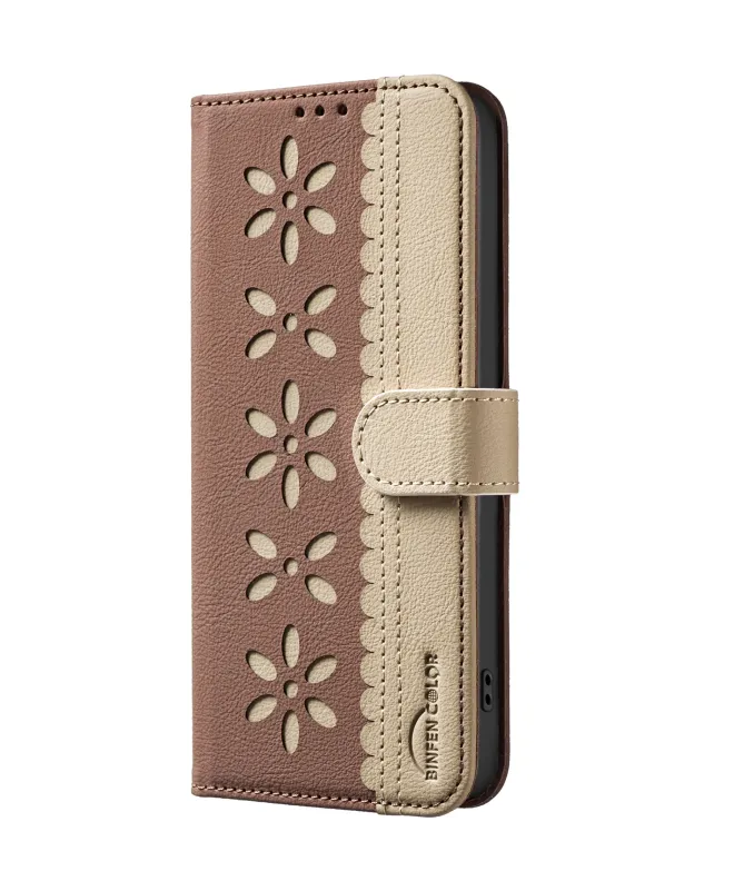 Housse Samsung Galaxy S25 FE Porte-Cartes Fleurs | BF36