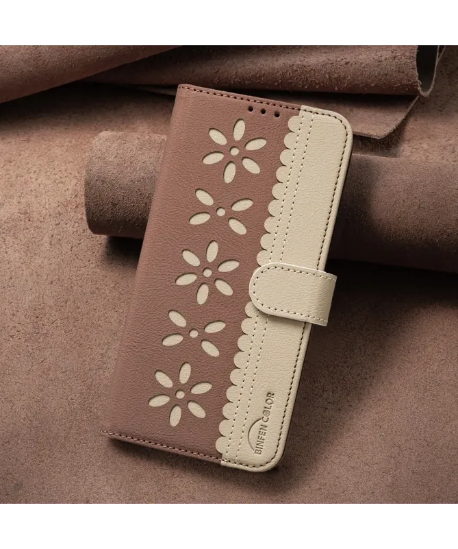 Housse Samsung Galaxy S25 FE Porte-Cartes Fleurs | BF36