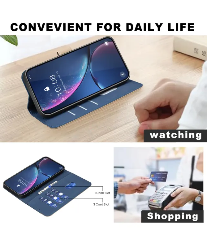 Housse Samsung Galaxy S25 FE Porte-Cartes Fleurs | BF36