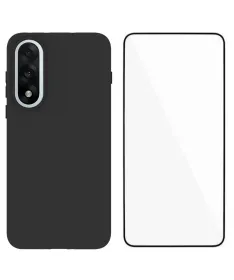 Coque Noire Mat OnePlus Nord 5 avec Verre Trempé