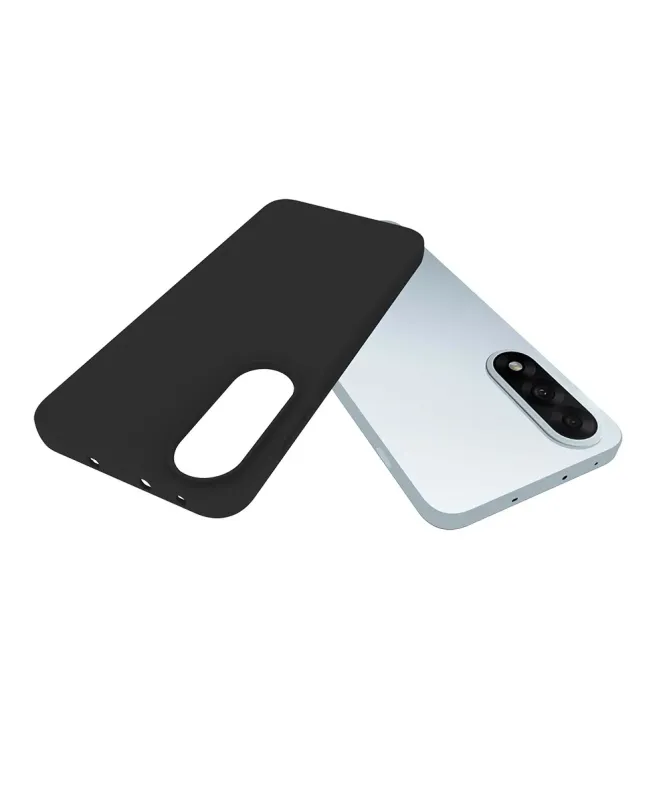 Coque Noire Mat OnePlus Nord 5 avec Verre Trempé