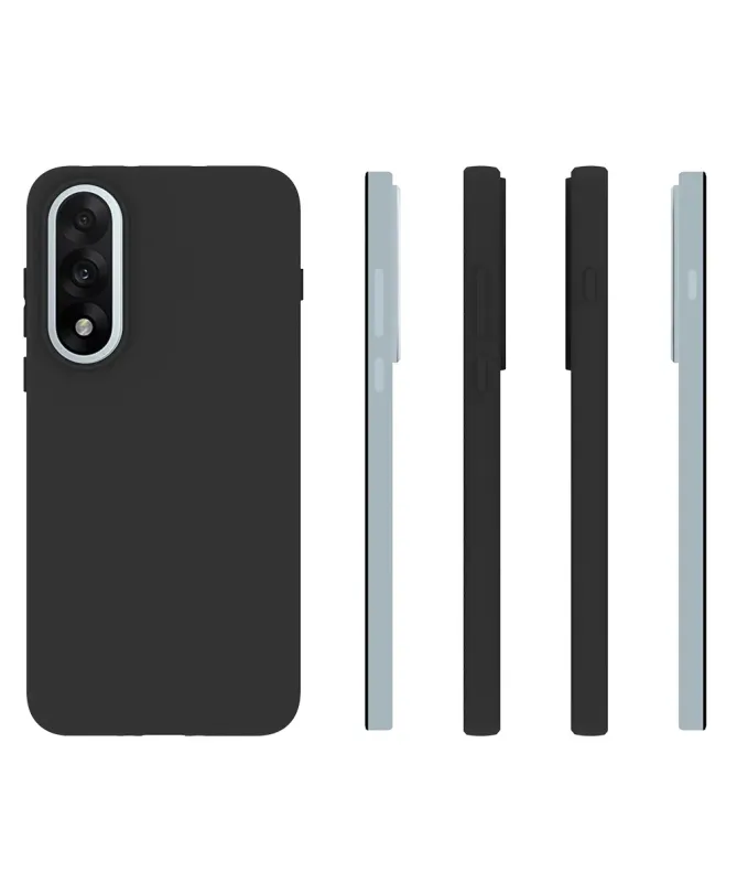 Coque Noire Mat OnePlus Nord 5 avec Verre Trempé
