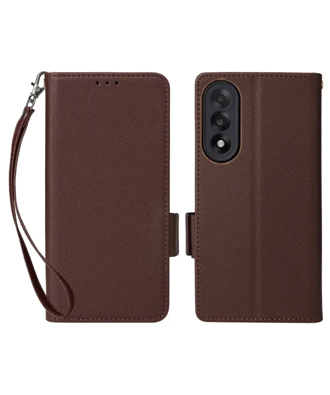 Housse OnePlus Nord 5 effet cuir à Lanière | FOLKEN