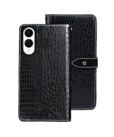 Housse Samsung Galaxy S25 Edge en simili cuir crocodile