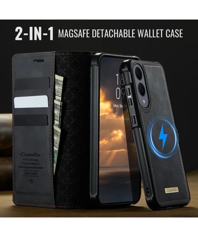 Housse Portefeuille Détachable Samsung Galaxy S25 Edge MagSafe