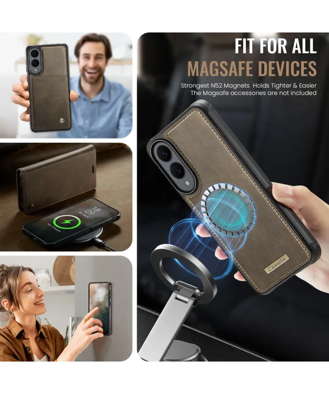 Housse Portefeuille Détachable Samsung Galaxy S25 Edge MagSafe