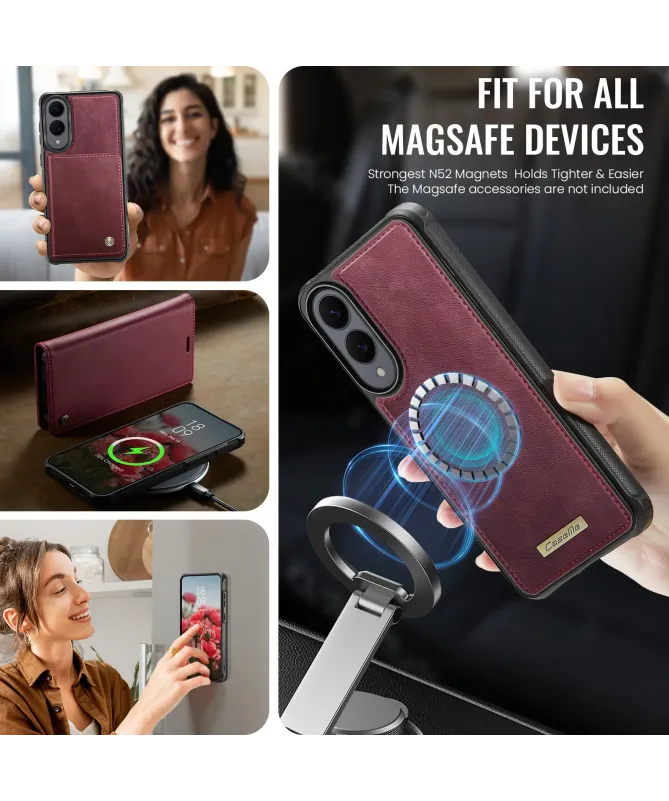 Housse Portefeuille Détachable Samsung Galaxy S25 Edge MagSafe
