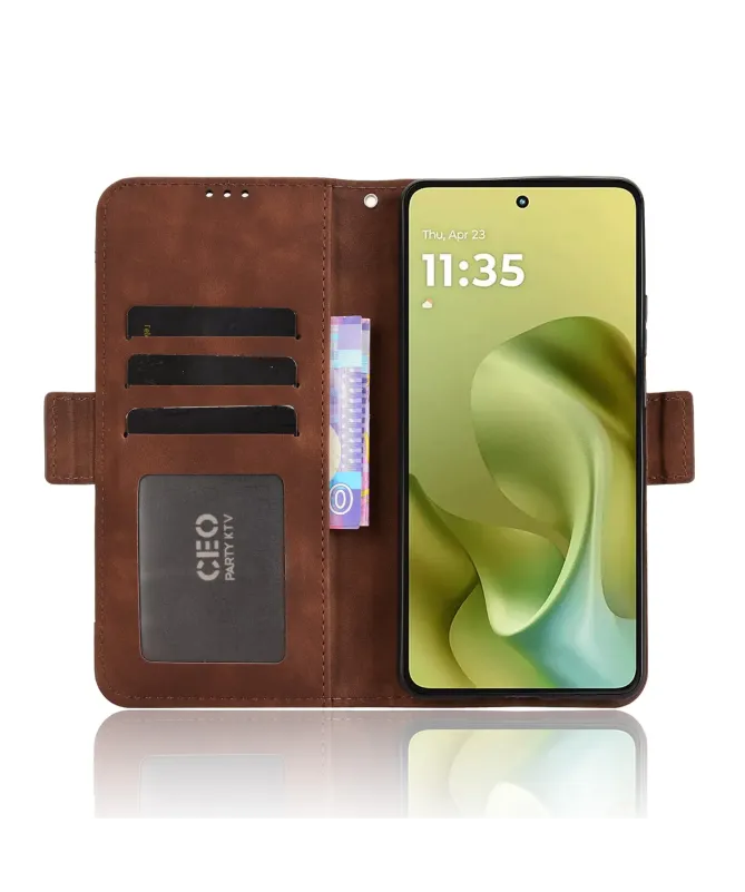 Housse Moto G86 5G Premium avec Porte Cartes
