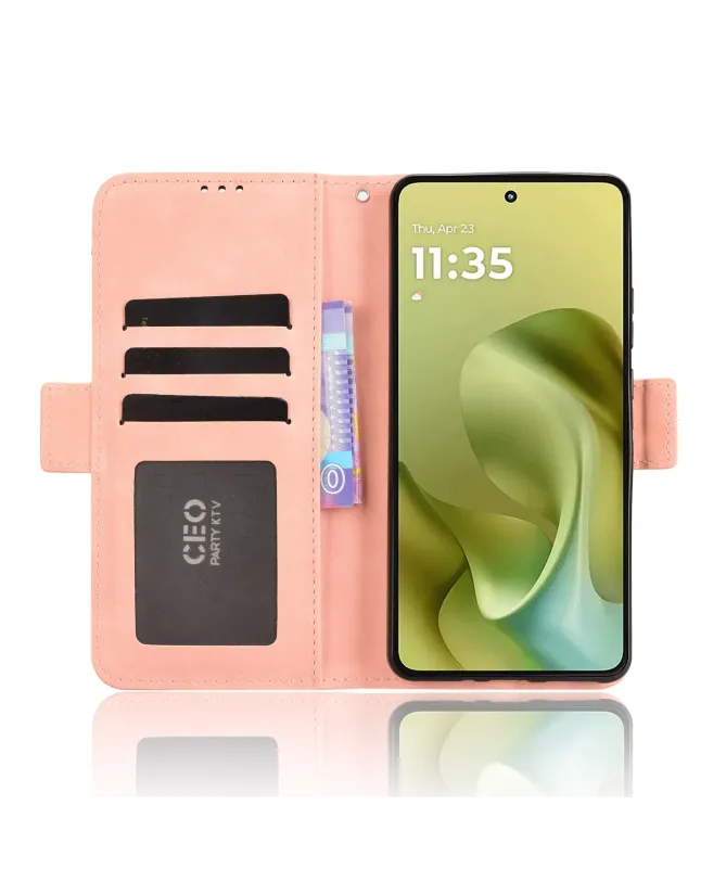 Housse Moto G86 5G Premium avec Porte Cartes