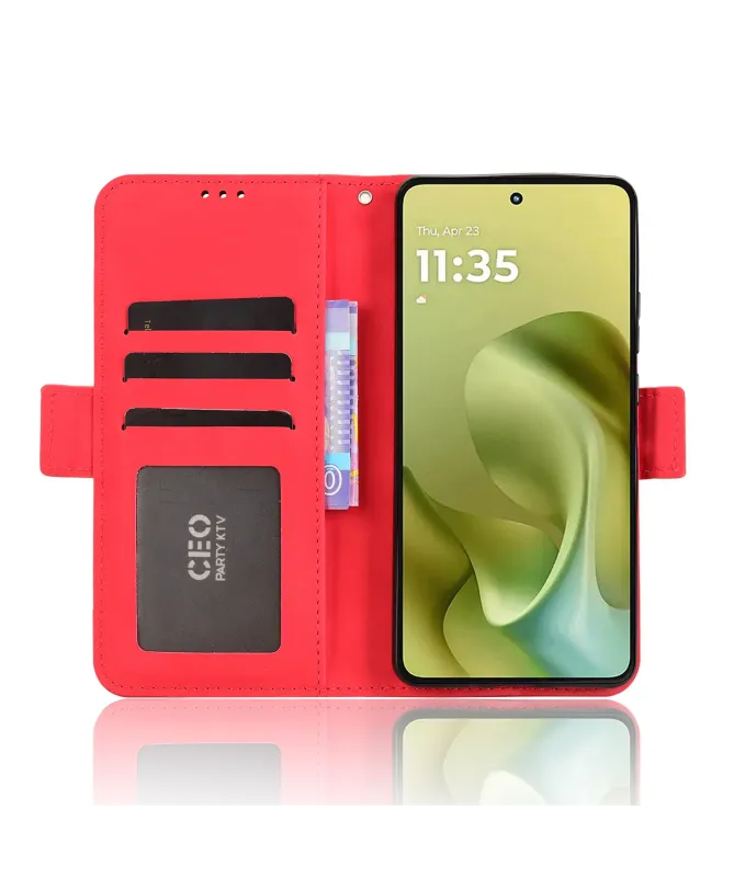 Housse Moto G86 5G Premium avec Porte Cartes