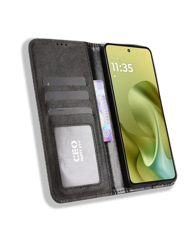Étui Moto G86 5G Le Cirénius Style Cuir