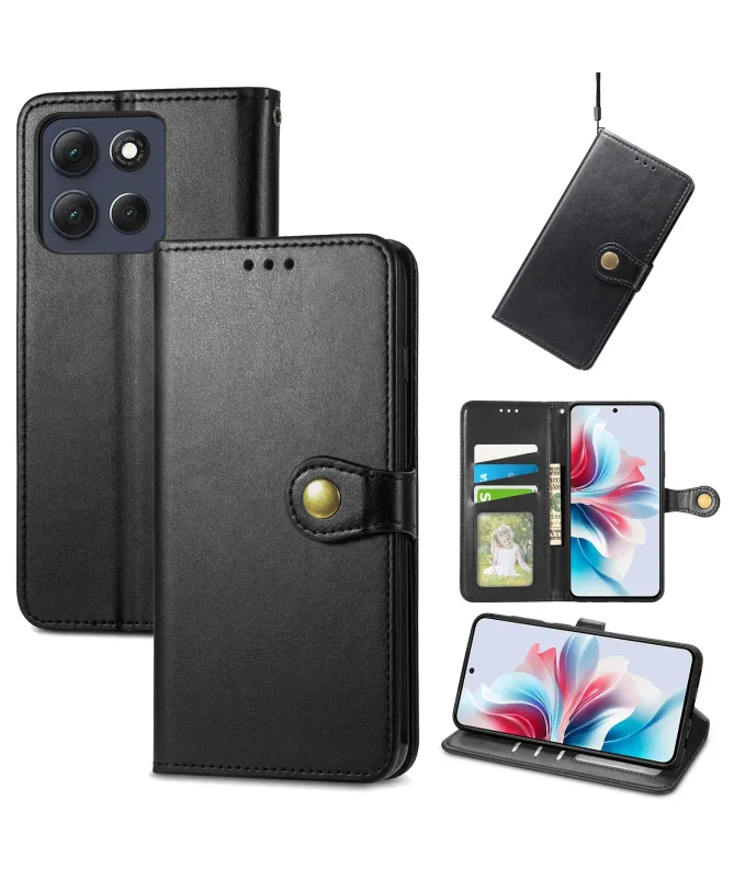 Housse Moto G86 5G Indila Simili Cuir Porte Cartes