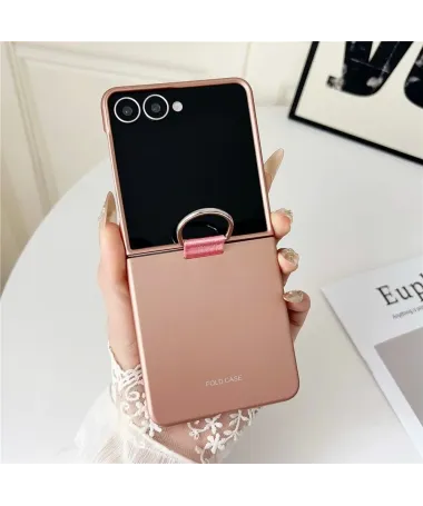 Coque Samsung Galaxy Z Flip 7 avec Anneau | GRIP Or Rose - photo 6