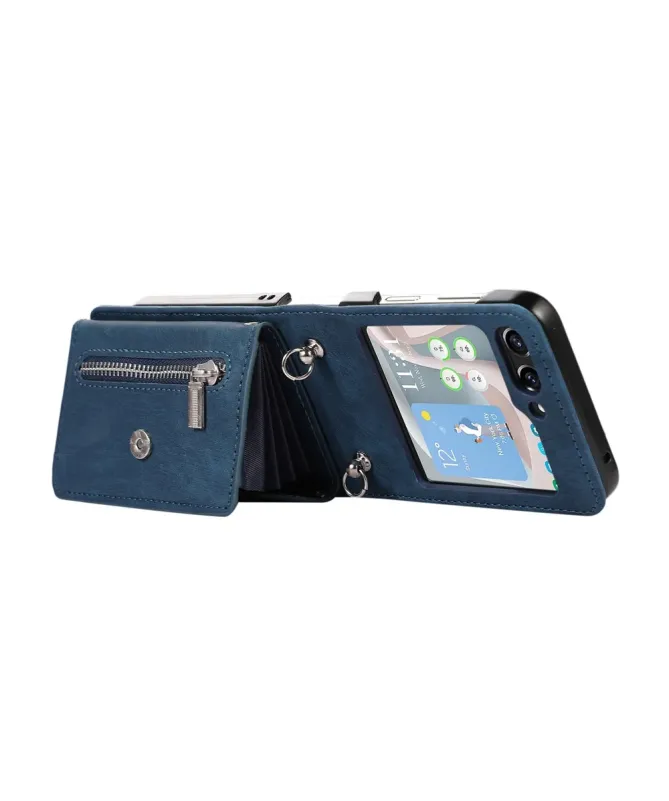 Coque Samsung Galaxy Z Flip 7 Portefeuille Bandoulière | NOMAD