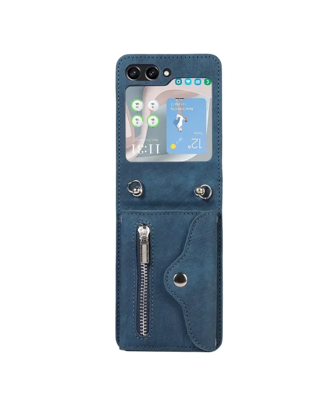 Coque Samsung Galaxy Z Flip 7 Portefeuille Bandoulière | NOMAD