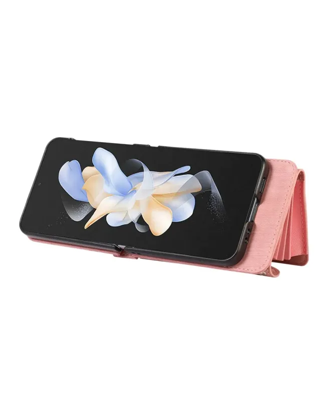 Coque Samsung Galaxy Z Flip 7 Portefeuille Bandoulière | NOMAD