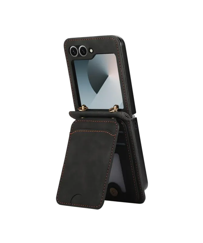 Coque Samsung Galaxy Z Flip 7 Portefeuille Bandoulière | ORGANIZER