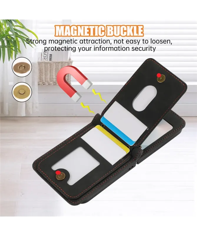 Coque Samsung Galaxy Z Flip 7 Portefeuille Bandoulière | ORGANIZER